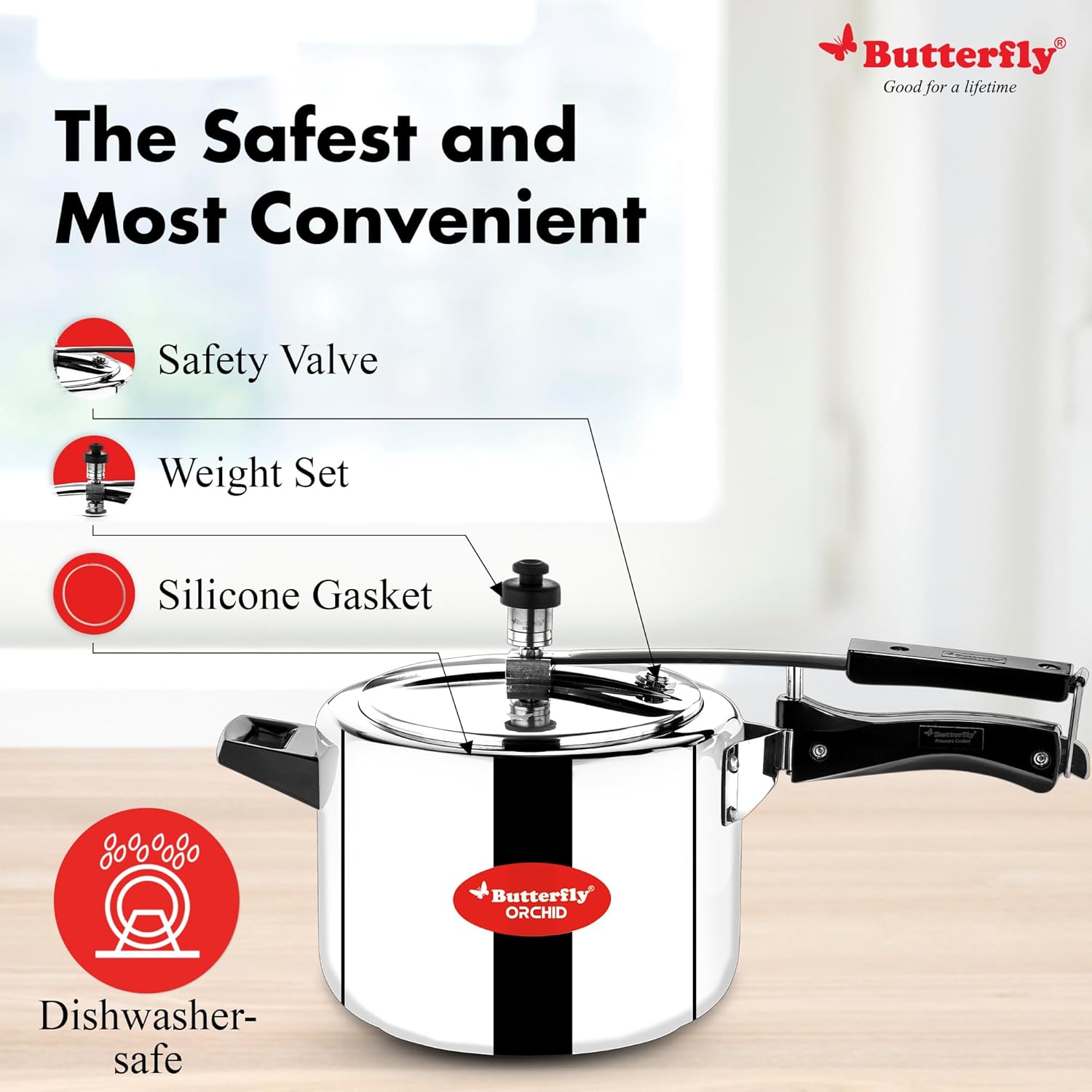 Gas Butterfly Electric Pressure Cooker Butterfly Blue Line
