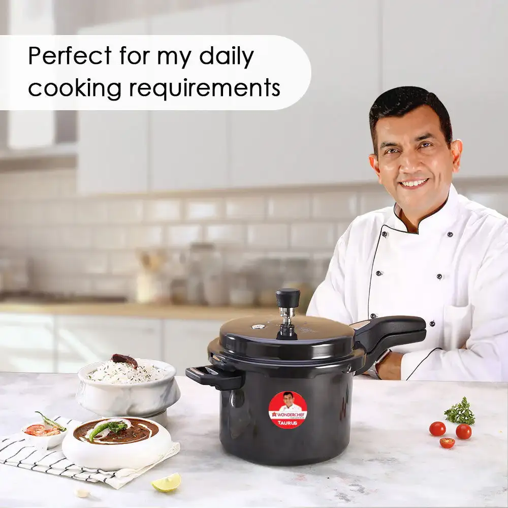 Wonderchef Taurus Hard Anodized Pressure Wonderchef Litre Cooker