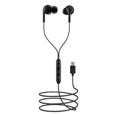 boAt Bassheads 100C Wired Earphones Type C Jack 10 mm Drivers Black