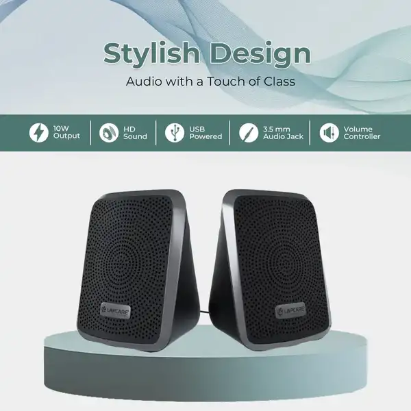 Accessories :: Speakers :: Lapcare Twiny Computer Speaker Grey
