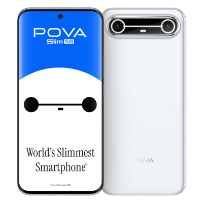 TECNO POVA Slim 5G ホワイト Mobile Phones :: Tecno :: Tecno Pova Slim 5G | 8 GB | 128 GB