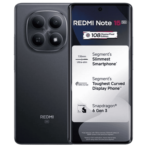 Mobile Phones :: Xiaomi :: Redmi Note 15 5G | 8 GB | 256 GB | Black