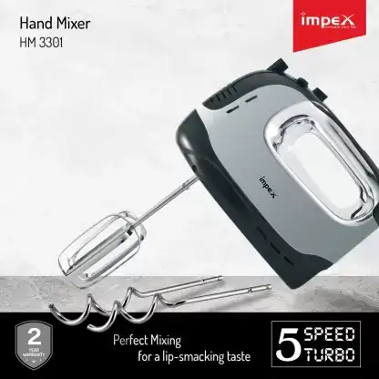 Hand Blender Impex Cake Beater Price Impex HM 3302 200W Hand Mixer