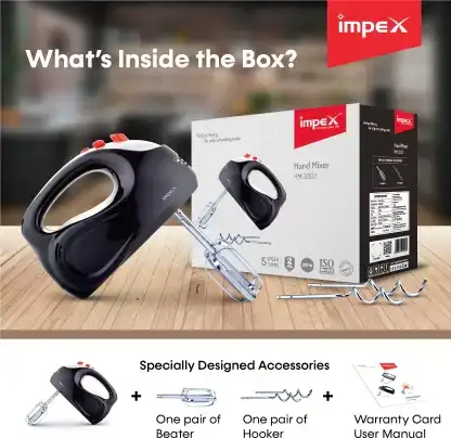 Impex Technologies Impex Hand Mixer Hm 3303 Kitchen Appliances