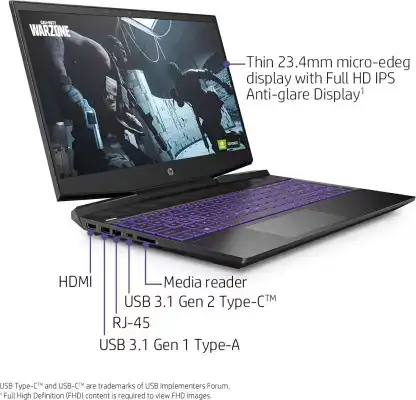 Laptops :: HP Laptops :: HP Pavilion Gaming Intel Core i7 11th Gen