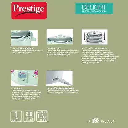 Kitchen Appliances :: Electric Cookers :: Prestige PRWO