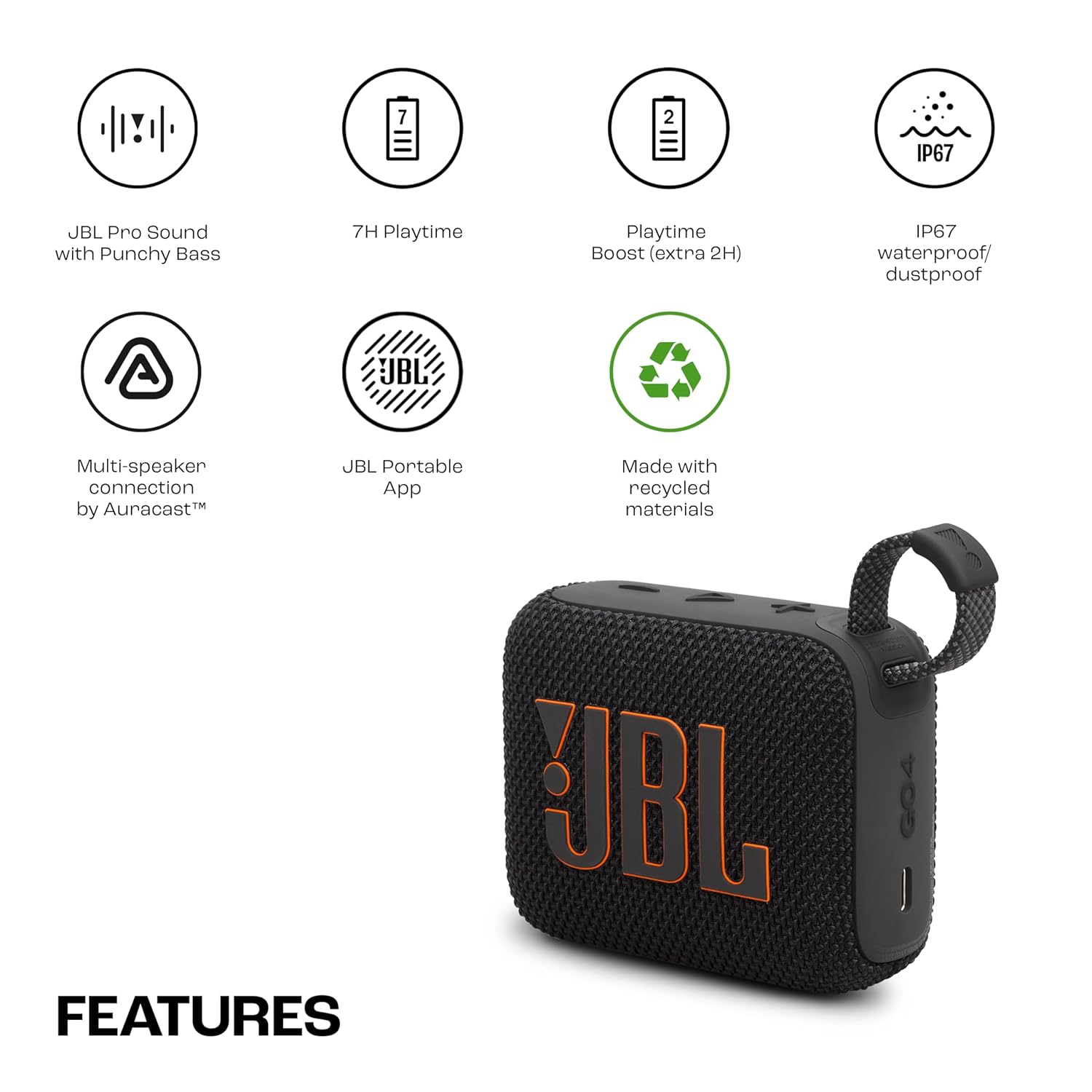 Accessories :: Speakers :: Bluetooth Speakers :: JBL Go Wireless