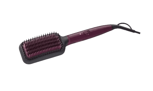 Personal Care Hair Straighteners Philips Hair Straightening Brush with Silk Protect Technology I Naturally Straight hair in 5 Mins I BHH730 00