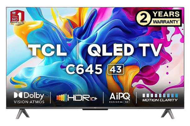 TV :: TCL :: TCL | 108 cm (43 inch) | 4K Ultra HD Smart QLED