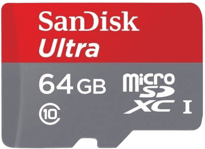 SanDisk micro 140 MB/s Memory Card 64 GB Class 10