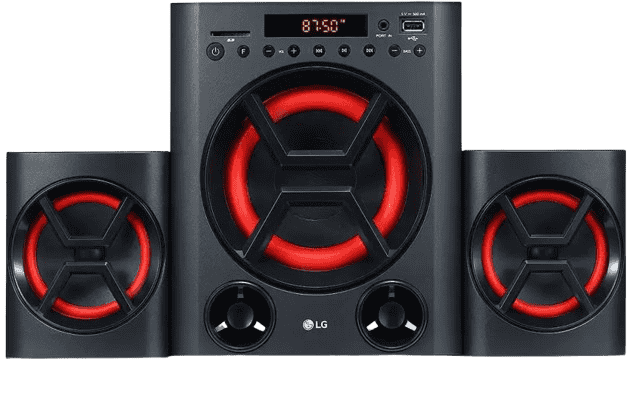 LG LK72B Deep Bass,Bluetooth, Optical, USB, SD Card and FM Radio 40 W  Bluetooth Home Theatre Black