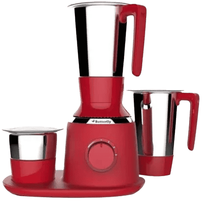 Kitchen Appliances Mixer Juicer Grinder Butterfly SPECTRA Spectra 750 W Juicer Mixer Grinder 3 Jars Red