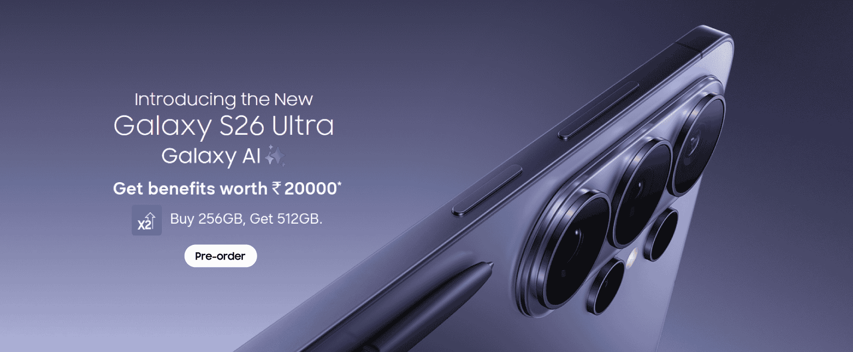 Samsung s26 pre-order