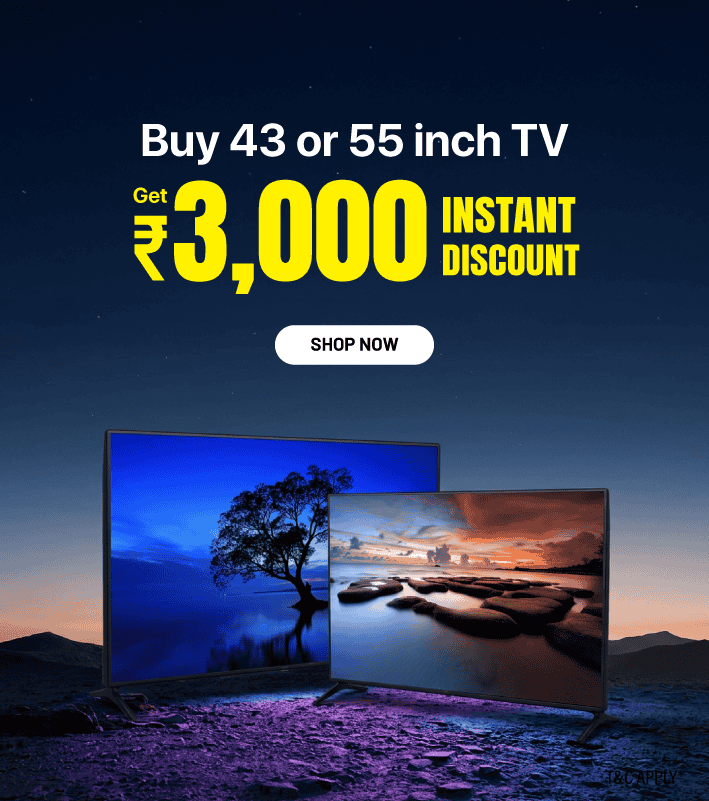 43 inch nd 55 inch tv