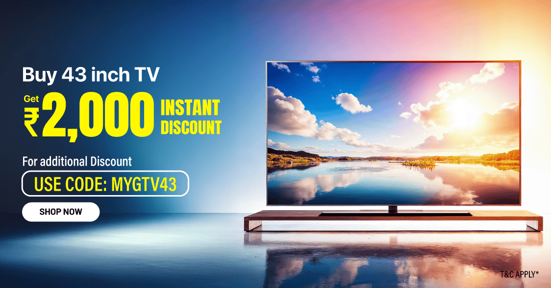 43 inch tv