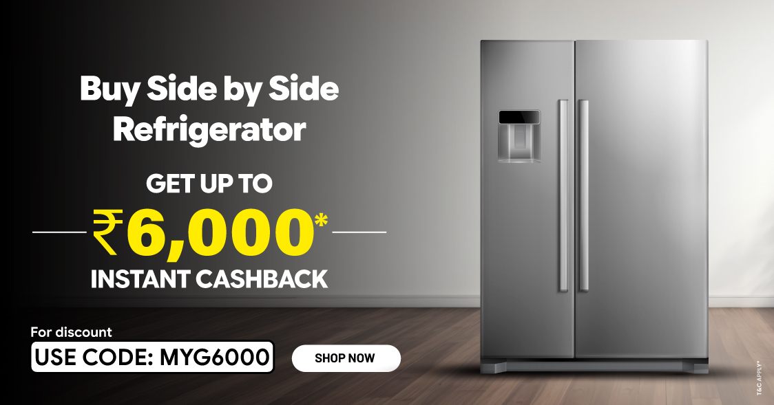 side by side refrigerator