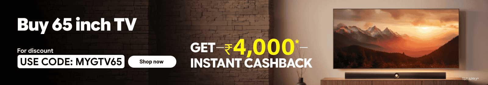 65 inch TV offer