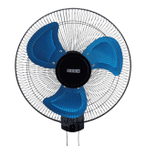 USHA Colossus Wall Fan | Rust Free Aluminium Blade | 400mm  | Blue