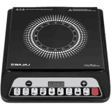 BAJAJ ICX 140TS Induction Cooktop | 1400W | Push Button | Black