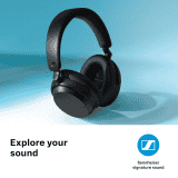 Sennheiser Accentum Headphones | Hybrid ANC | Black | ACAEBT