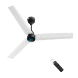Atomberg Renesa Smart BLDC Ceiling Fan | Remote Control & LED Indicators | 1200 mm | 5 Star | White & Black