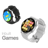 Fire-Boltt Legend Bluetooth Calling with 1.39'' Round Dial Free Size | Dual Button Technology Smartwatch | Black Strap