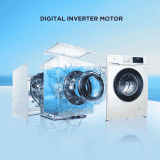 TCL Fully Automatic Front Load Washing Machine | 6.5 kg |  In built Heater | White | TWF65-P6S
