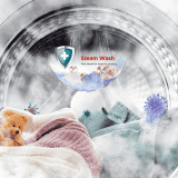 TCL Fully Automatic Front Load Washing Machine | 6.5 kg |  In built Heater | White | TWF65-P6S