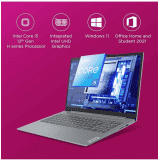 Lenovo IdeaPad Slim 3i  | Intel Core i5 12th Gen 12450H | 16 GB | 512 GB SSD | Arctic Grey | 83ER008GIN