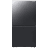 Samsung  Side by Side Refrigerator | 650 L | Triple Cooling |  Black Caviar | RF65DG90BDSG/TL