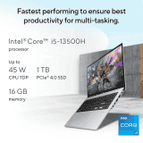 ASUS Intel Core i5 13th Gen | 16 GB | 1 TB SSD | Cool Silver | S5504VA-MA553WS