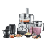 USHA Food Processor | 1000 Watt | FP 3811 | Black & Silver