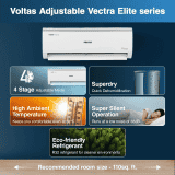 Voltas 125V Vectra Elite Adjustable Inverter Split AC | 1 Ton | 5 star |  I/D- SAC 125V