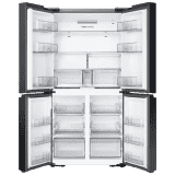 Samsung  Side by Side Refrigerator | 650 L | Triple Cooling |  Black Caviar | RF65DG90BDSG/TL