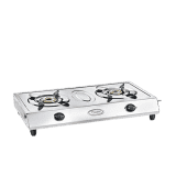 Prestige Agni Classic Manual Gas Stove | 2 Burners | Stainless Steel