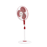USHA Maxx Air Pedestal Fan | 400 mm | Red & White