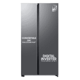 Samsung Side By Side Inverter Refrigerator | 653L | WI-FI Enabled SmartThings | Refined Inox | RS76CG8103S9HL