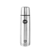Cello Easy Style Double Walled Flask with Thermal Jacket | Hot and Cold | 750ml | Stainless Steel | Silver