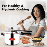 Butterfly Orchid 6 L Induction Bottom Pressure Cooker | Stainless Steel