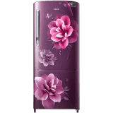 SAMSUNG Direct Cool Single Door Refrigerator | 183 L | 3 Star | Camellia Purple | RR20C2723CR/NL