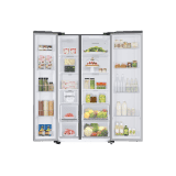 Samsung Side By Side Inverter Refrigerator | 653L | WI-FI Enabled SmartThings | Refined Inox | RS76CG8103S9HL