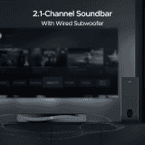boAt Aavante Bluetooth Soundbar | 50 W | Master Remote Control | Premium Black | A1040