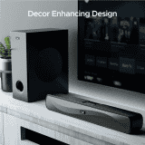 boAt Aavante Bluetooth Soundbar | 50 W | Master Remote Control | Premium Black | A1040