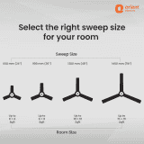 Orient Electric EcoTech Supreme Ceiling Fan | BLDC Motor | 3 Blade | 5 Star | 1200 mm | Brown