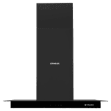Faber Hercules ISOLA DTC BK | 90cm | 1000m3/hr | Ducted Ceiling Mounted Chimney with Touch Control Panel | Black