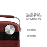 Saregama Carvaan Malayalam Portable Bluetooth Speaker | Cherrywood Red | SC03