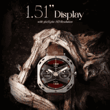 boAt Enigma Z20 Amoled Smartwatch with Bluetooth Calling | Brown Leather