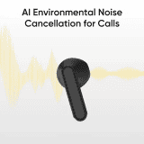 realme Buds T01 TWS Earbuds | AI ENC Noise Cancellation | Black | RMA2406