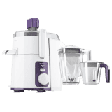 Havells Hexo Juicer Mixer Grinder | 1000 W |  2 Jars | White & Purple