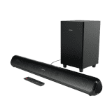 Portronics Pure Sound Pro X1 Bluetooth Soundbar | 100 W | Wired Subwoofer | Remote Control | POR 1961